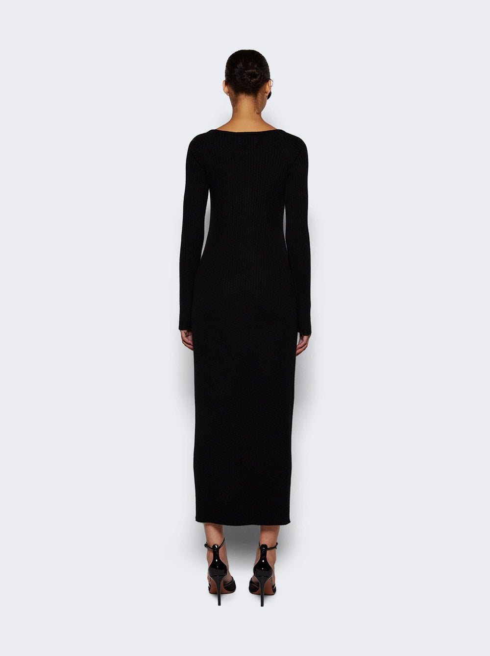Women | LouLou de Saison | Anoush Knitted Dress | Black