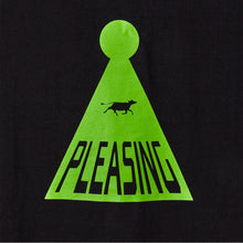 The Abducted Cow Tee | Black and Neon Green