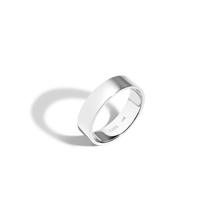 Modern Cigar Band Vermeil White Gold 14K White Gold 18K White Gold First