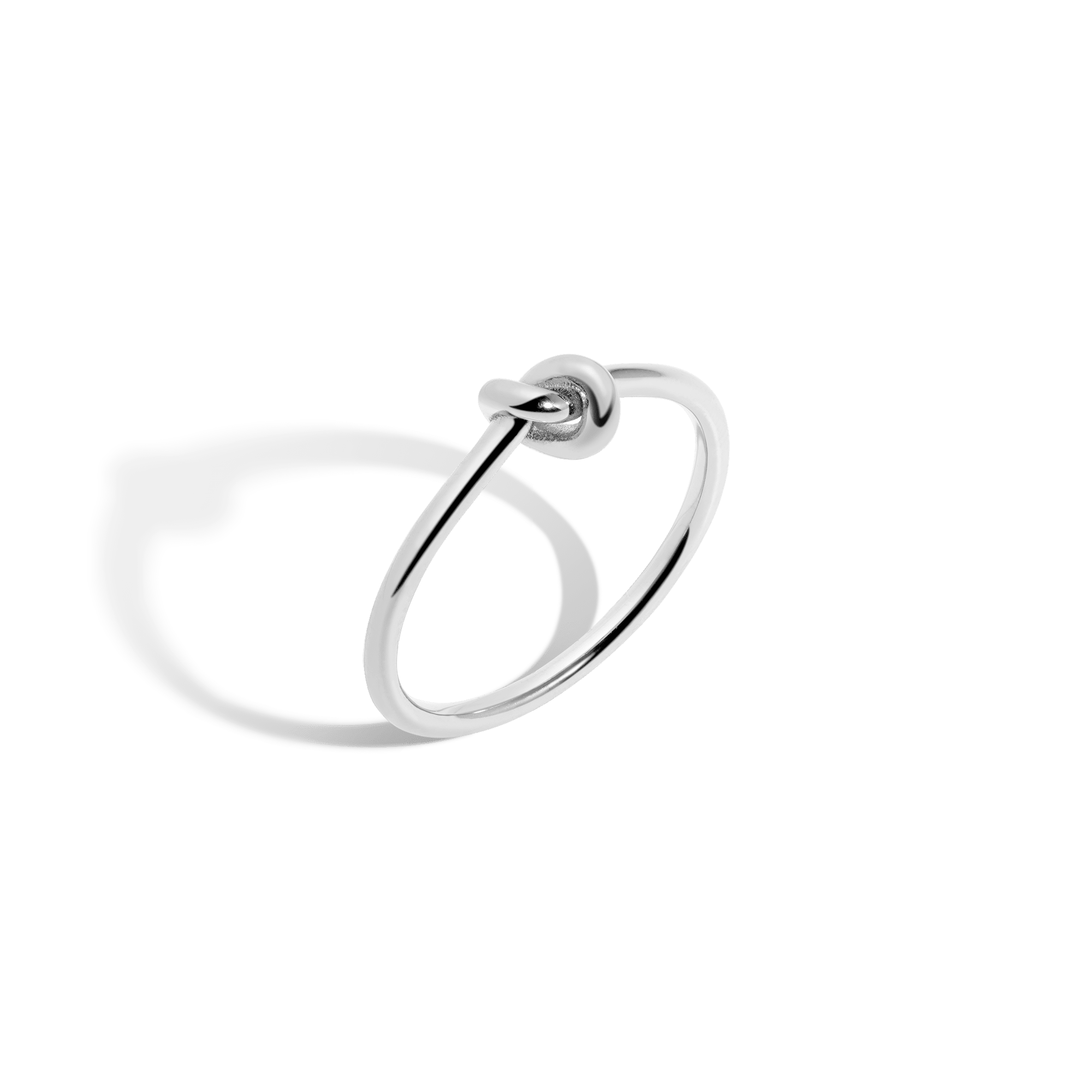 Gold Knot Ring Vermeil 14k 18k White Gold First