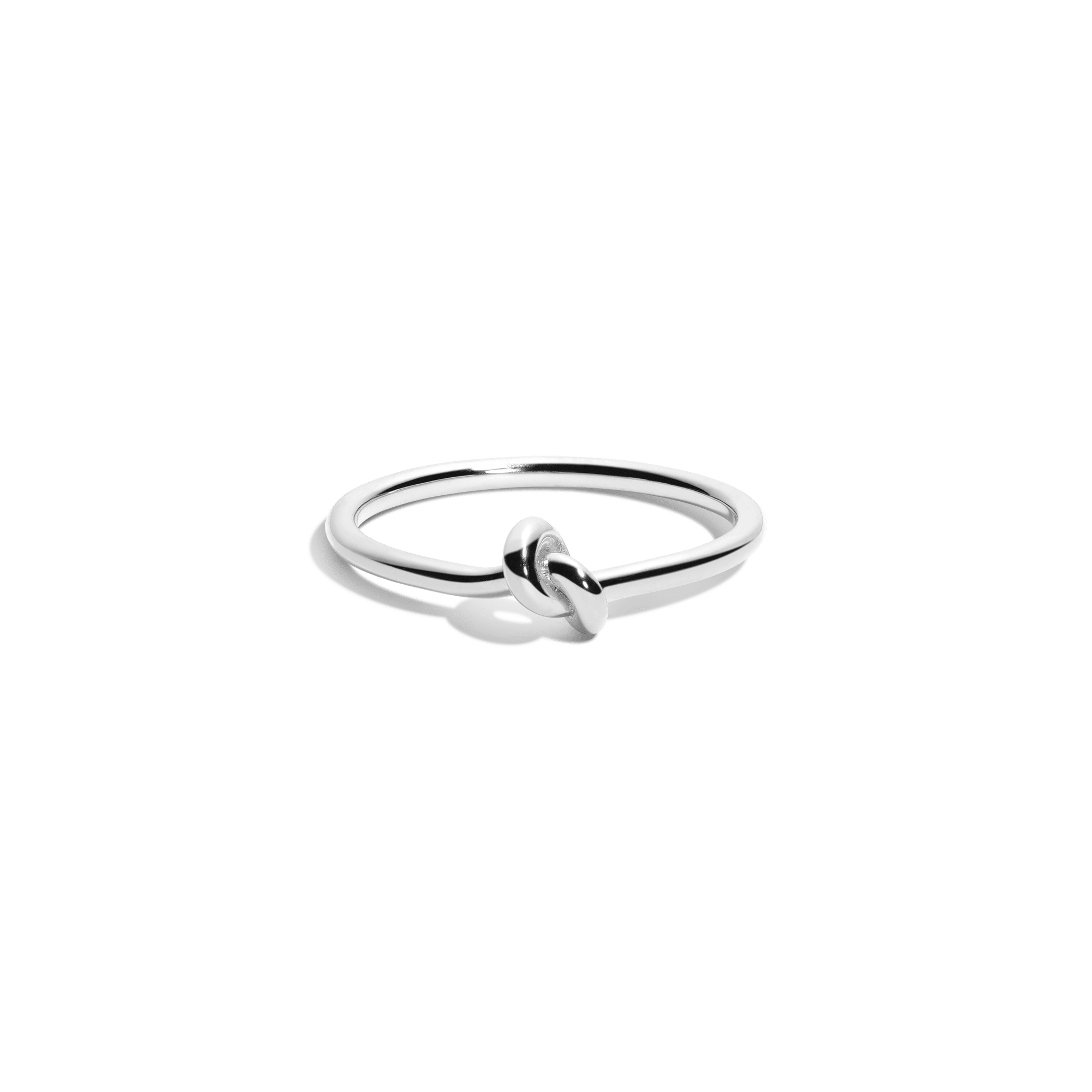 Gold Knot Ring Vermeil 14k 18k White Gold