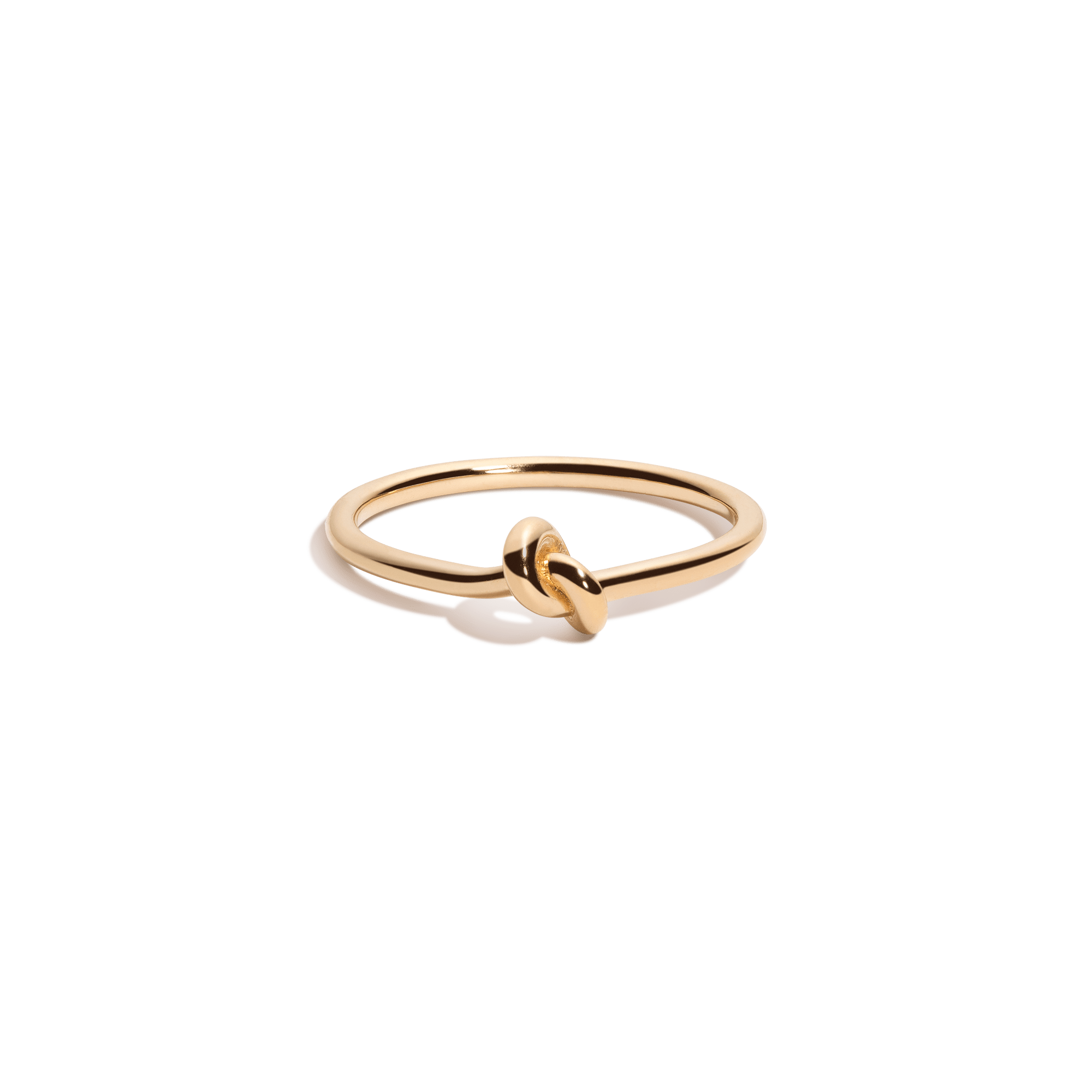 Gold Knot Ring Vermeil 14k 18k Yellow Gold