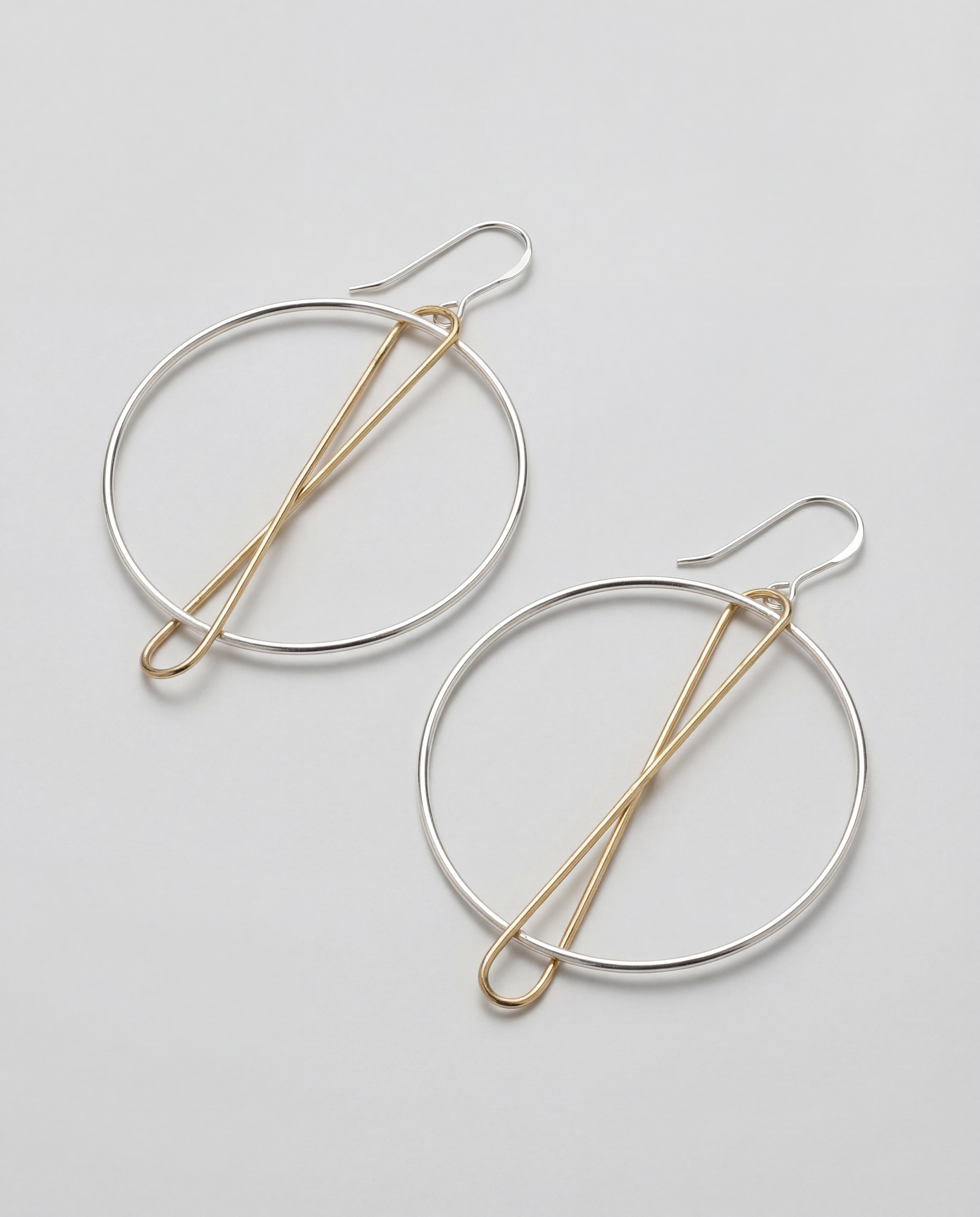The Two Tone Interlock Earrings | Two Tone