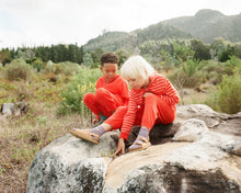 Organic Knit Joggers | Coral