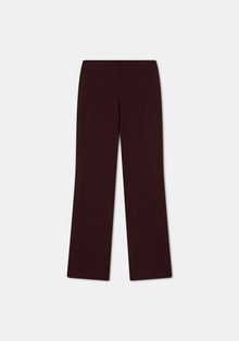 Caleb Flat Front Suiting Pants | Bordeaux