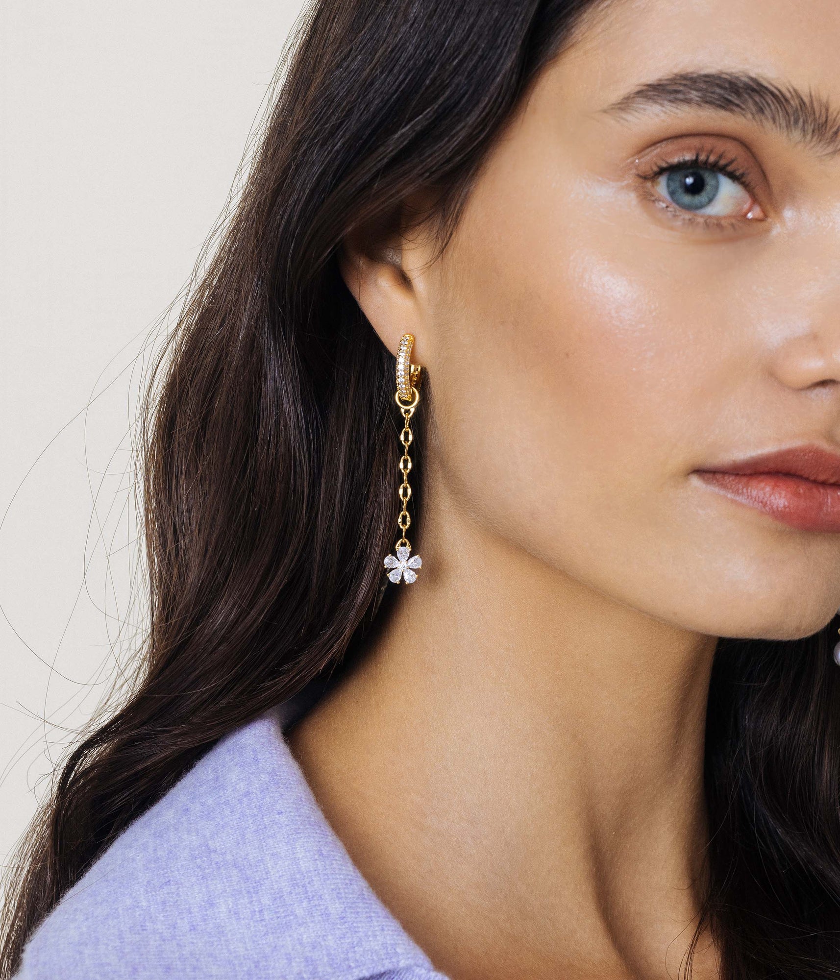 Addie Huggie Charms | Crystal