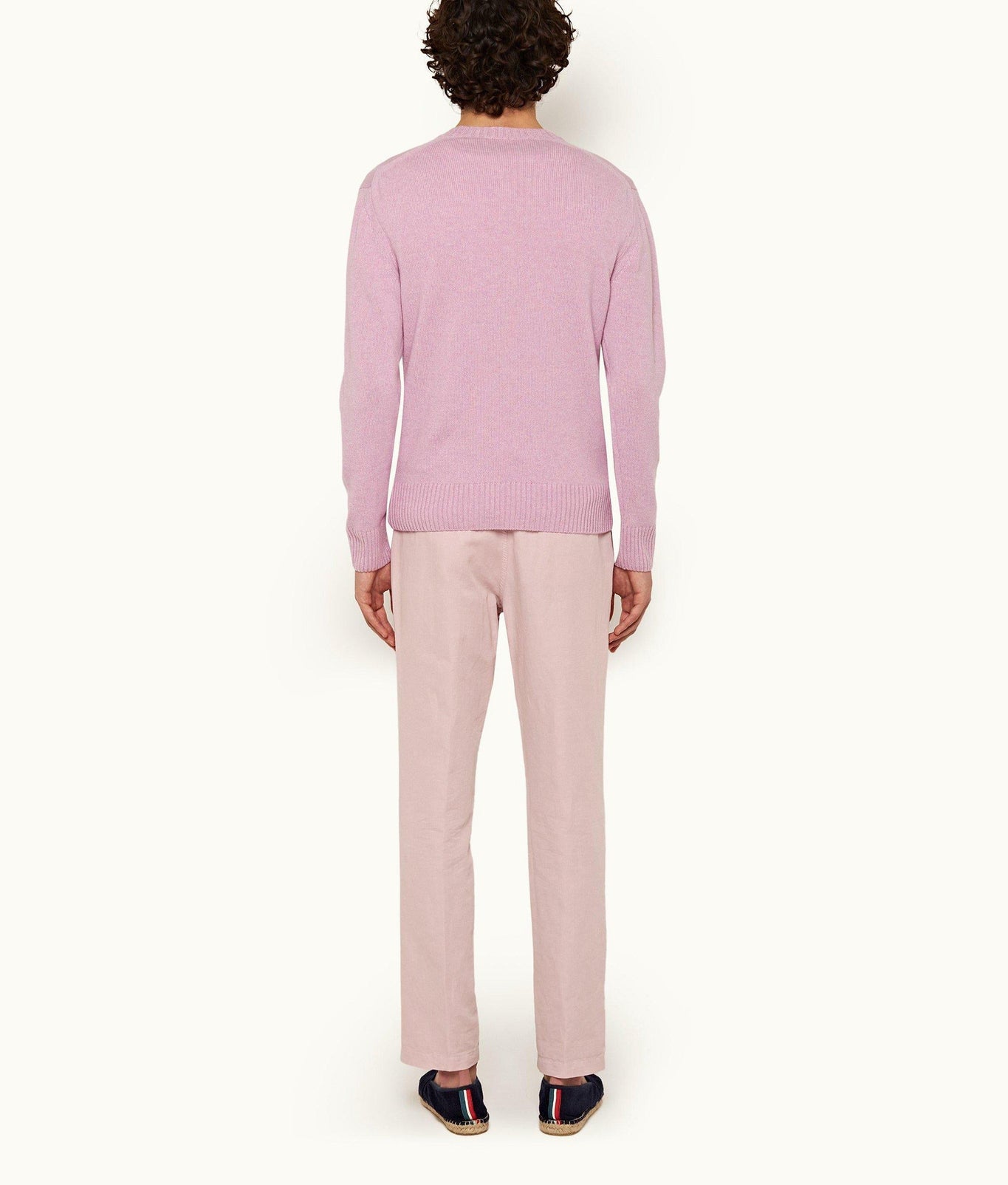 Alexander Linen Cotton-Linen Trousers | Conch Pink