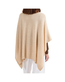 Amicale Cashmere | Women | Cashmere Poncho | Oatmeal