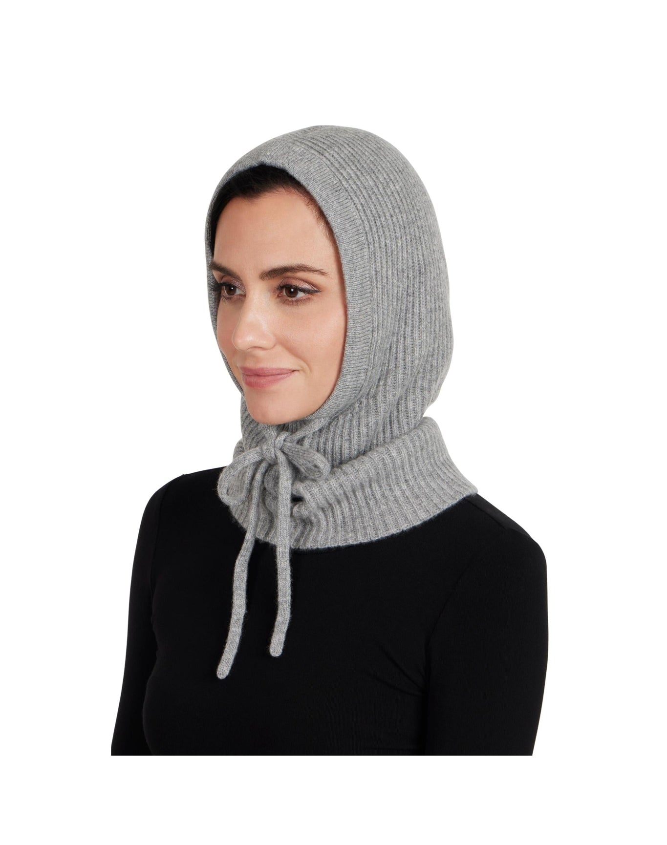 Amicale Cashmere | Women | Hood | Grey