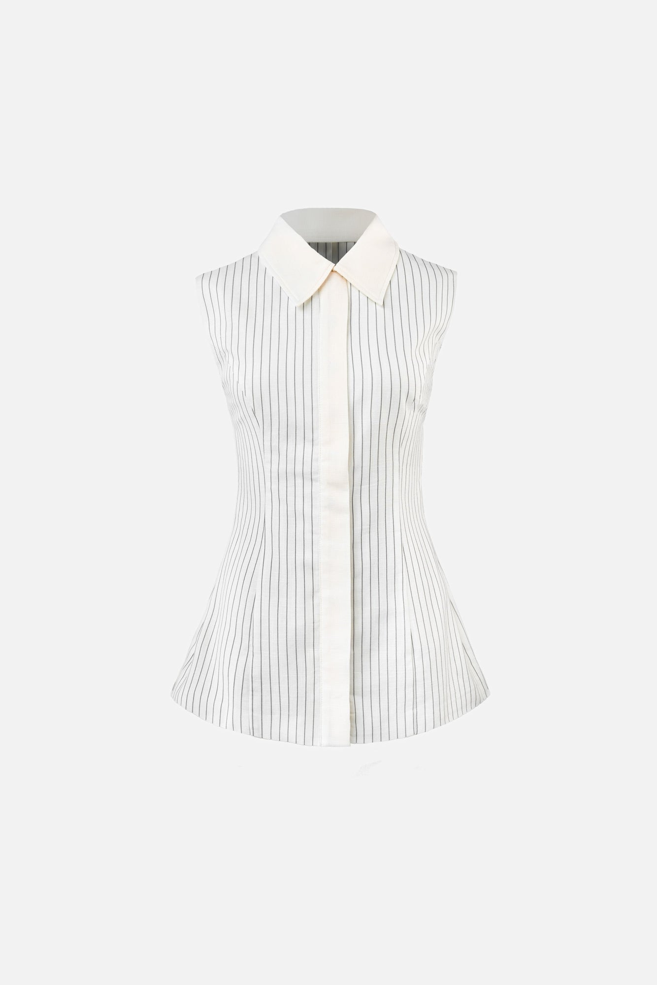 Anni Linen Top | White