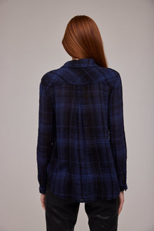 Classic Button Down - Admiral Blue Plaid