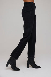 Dakota - Frayed Ankle Trouser - Night Rinse Wash