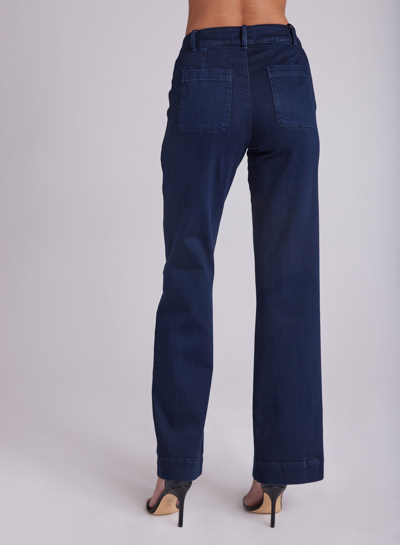 Sydney - Wide Leg Pant - Midnight Cosmos Wash