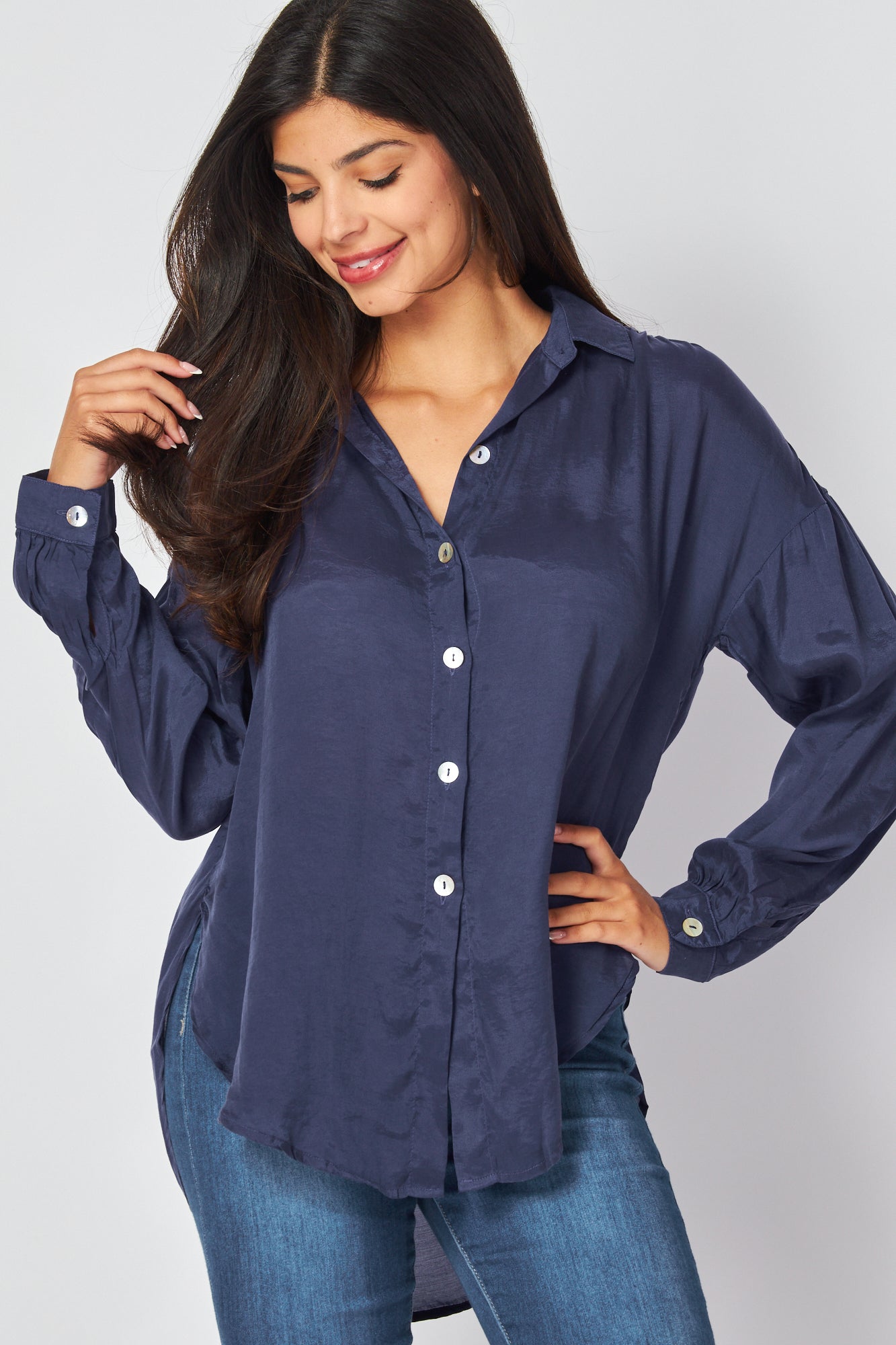 Flowy Beach Shirt | Summer Night