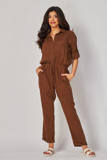 Utility Jumpsuit - Golden Topaz