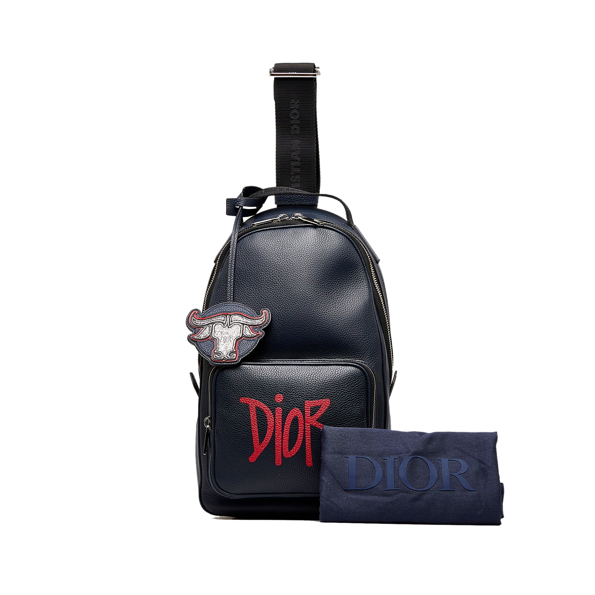 Dior Pre-Owned x Shawn Stussy Year of the Ox Sling | Women | Blue x Navy