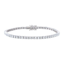 Lab Grown Diamond Four Prong Tennis Bracelet 14K - Adina's Jewels
