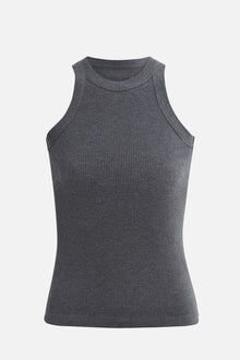 Wesley | Rivington Ribbed Tank | Charcoal Heather