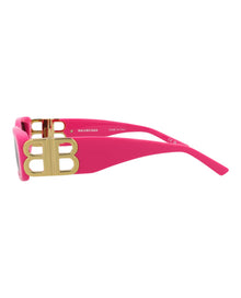 Balenciaga Square Acetate Sunglasses | Pink