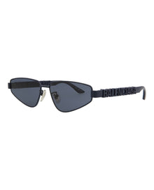 Balenciaga Cat Eye Metal Sunglasses | Blue