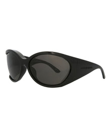 Balenciaga Shield Bio Injection Rilsan Sunglasses | Black