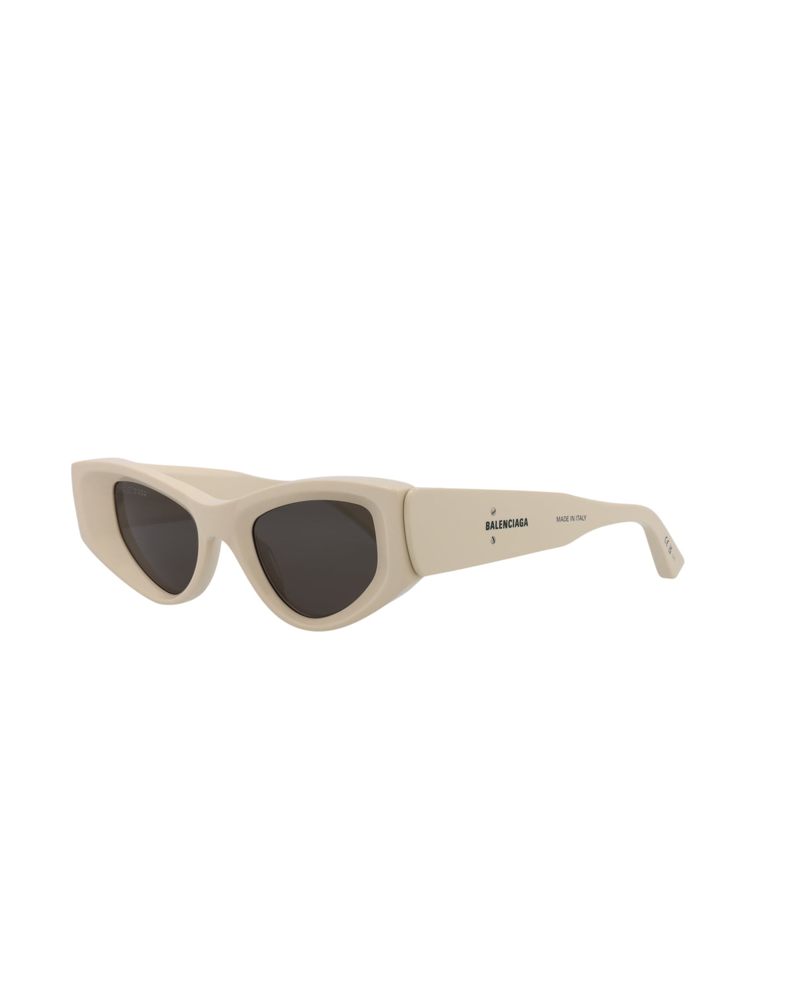 Balenciaga Cat Eye Acetate Sunglasses | Beige