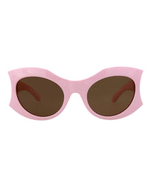 Balenciaga Cat Eye Bio Injection Sunglasses | Pink