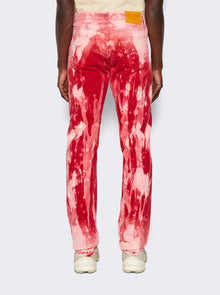 Men | Gallery Dept | Biscayne Jeans Red Tie Dye | Multi