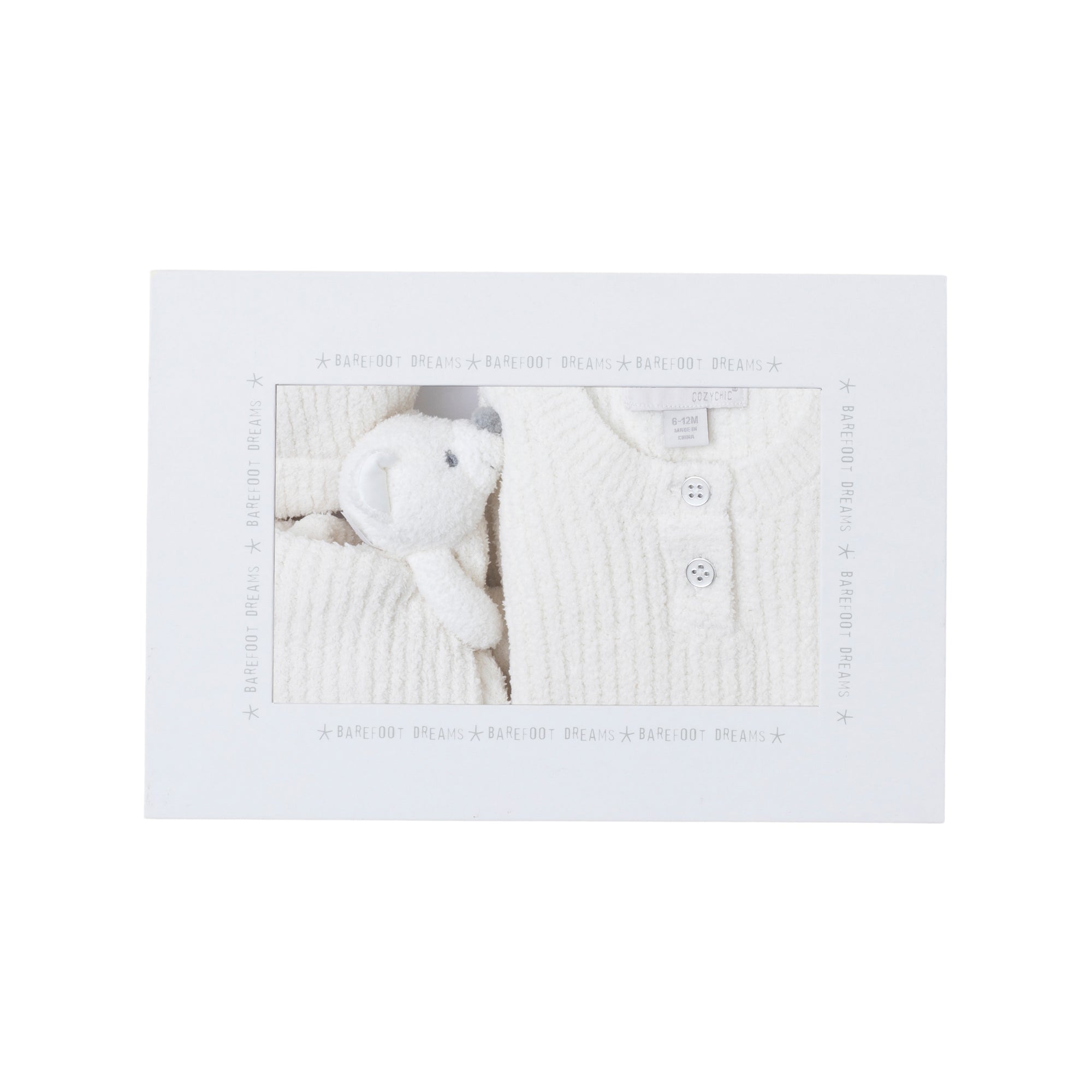 Cozychic Ribbed Baby Bundle | Cream