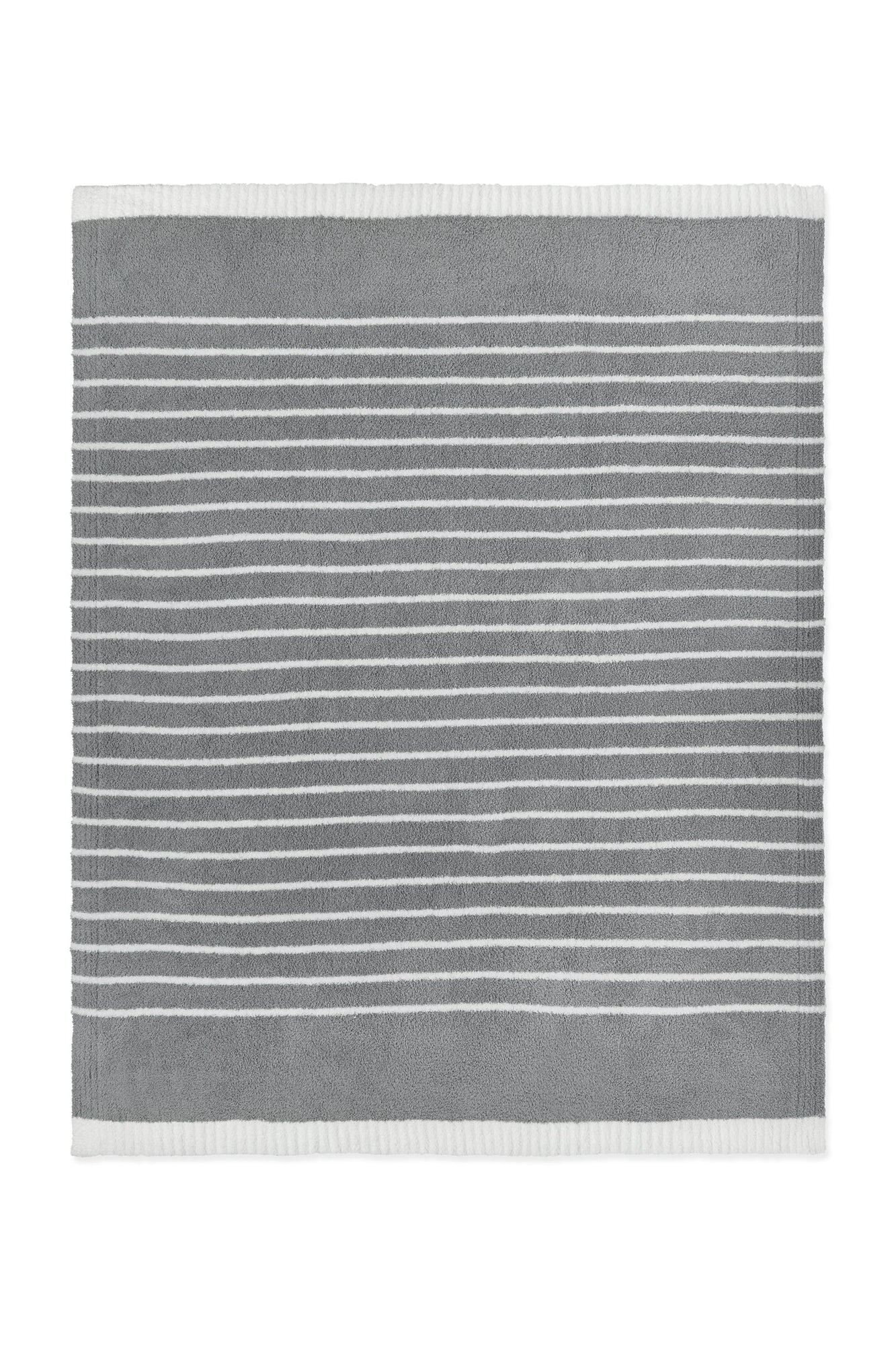 Cozychic Horizontal Stripe Blanket | Moonbeam/Pearl