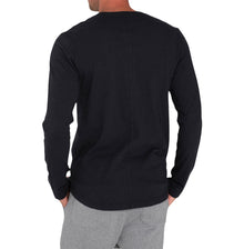 Malibu Collection Men's Henley W/ Placket | Slate