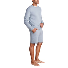 Malibu Collection Men's Pima Cotton Fleece Crew Neck Sweatshirt | Dolphin Blue