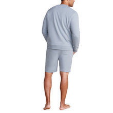 Malibu Collection Men's Pima Cotton Fleece Crew Neck Sweatshirt | Dolphin Blue