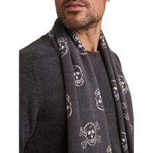 Cozychic Ultra Lite Skull Print Scarf | Carbon/Almond