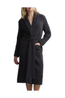 Unisex | ECO Cozychic Ribbed Robe | Carbon