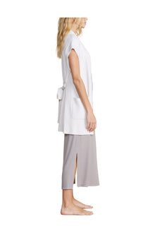 Womens | Cozychic Ultra Lite Waist Tie Vest | Sand Dune