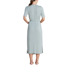 Luxe Milk Jersey 3/4  Sleeve Wrap Dress | Beach Glass