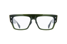 Unisex | B - III Optical (Asian Fit) | Dark Olive - Black Palladium | Clear