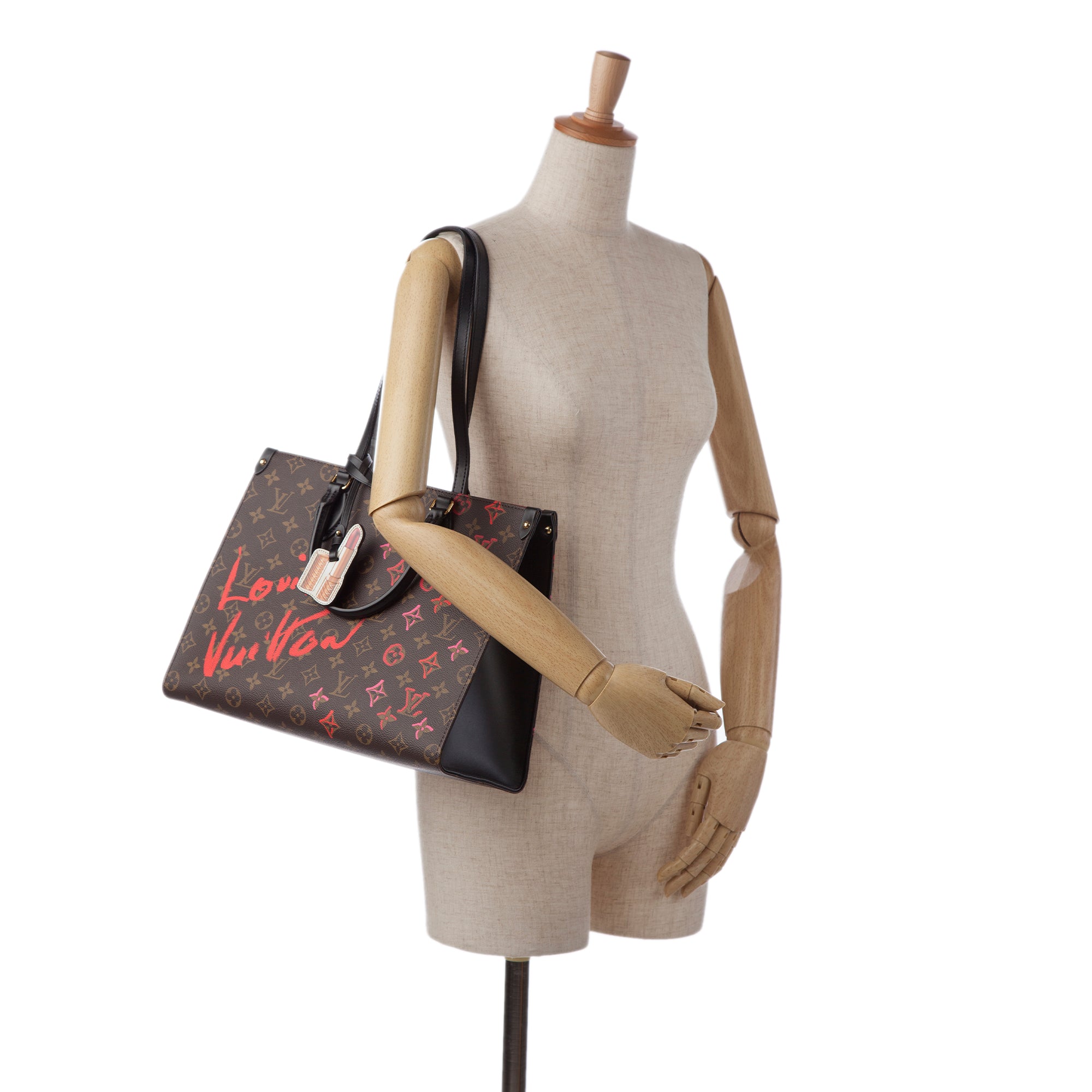 Louis Vuitton Pre-Owned Limited Edition Monogram Fall In Love OntheGo Tote MM | Women | Brown