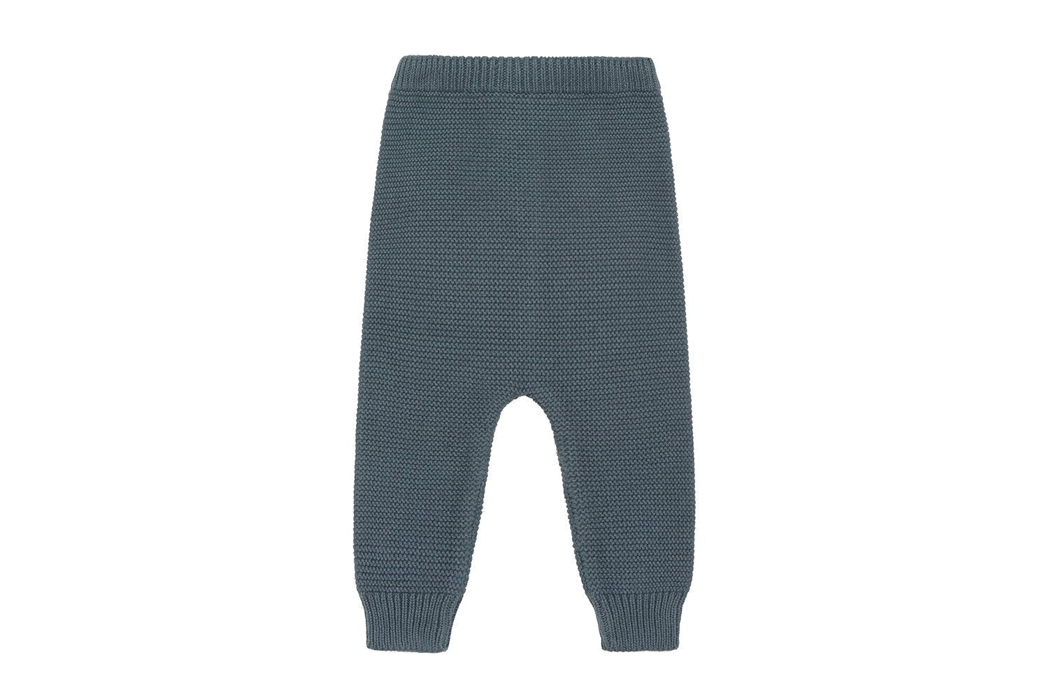 Organic Knit Trousers | Blue Stone - Palmetto Plant Dye