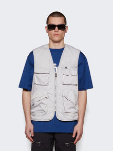Men | Givenchy | Multipocket Sleeveless Vest Pearl Grey