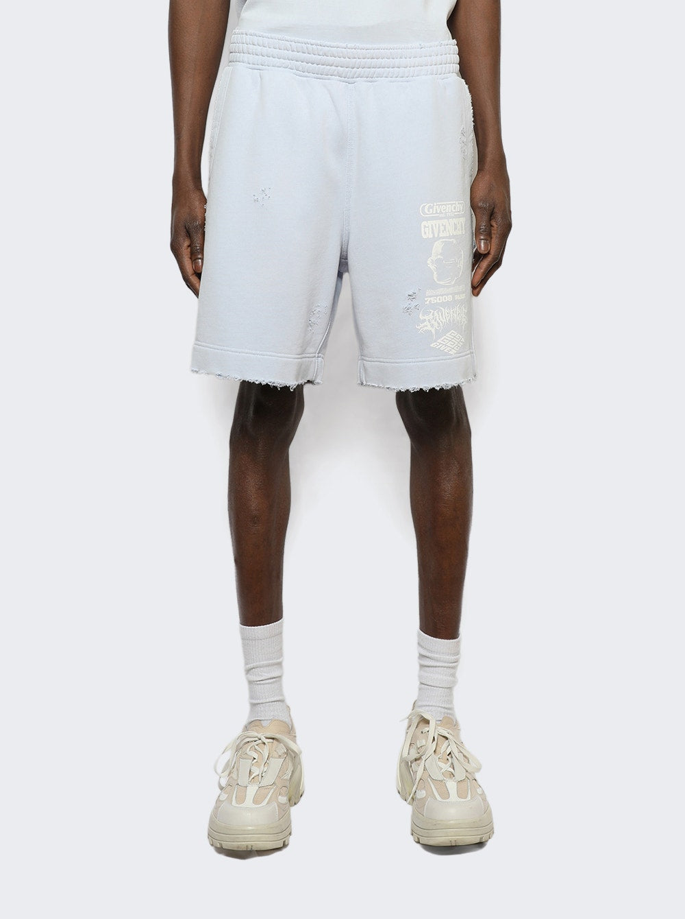 Men | Givenchy | New Board Shorts | Baby Blue