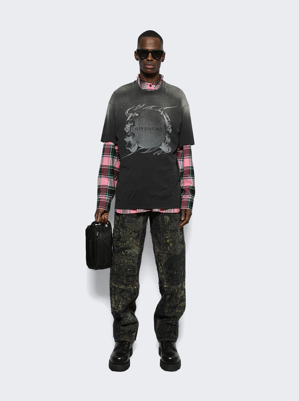 Men | Givenchy | Lumberjack Shirt | Pink