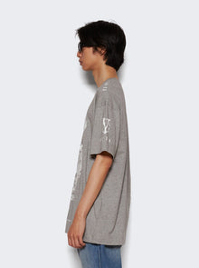 Men | Givenchy | Graphic Crest Tee | Light Grey Mélange
