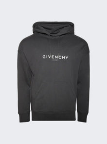 Men | Givenchy | Reverse Givenchy Hoodie Charcoal | Grey