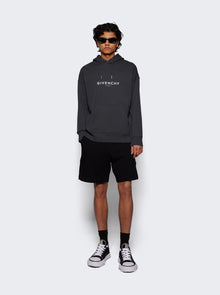 Men | Givenchy | Reverse Givenchy Hoodie Charcoal | Grey