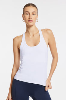 Bandier | Center Stage Tank | White