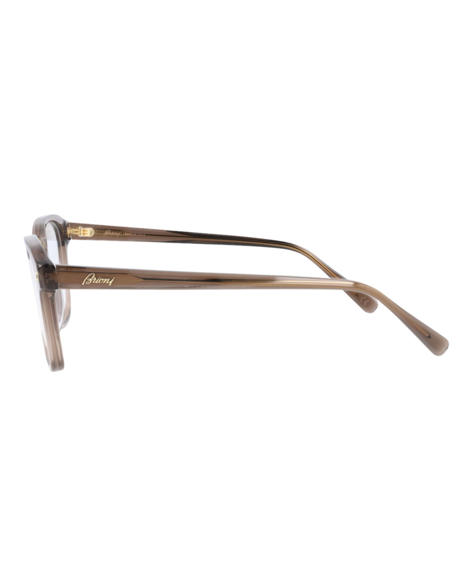 Brioni Square Acetate Optical Frames | Brown