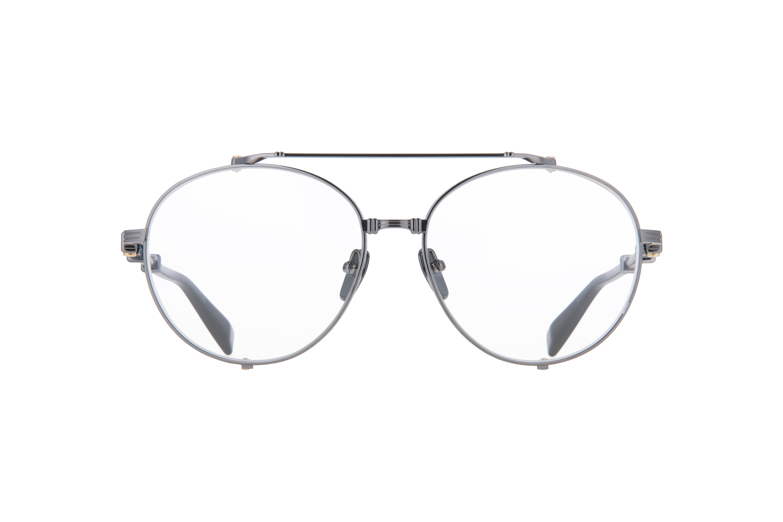 Unisex | Brigade - II Optical | Black Rhodium - Gold | Clear
