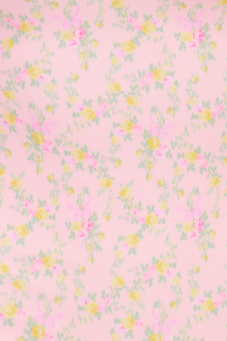 Brooksie Pink & Yellow Floral One-Piece Swimsuit | Strawberry Lemonade